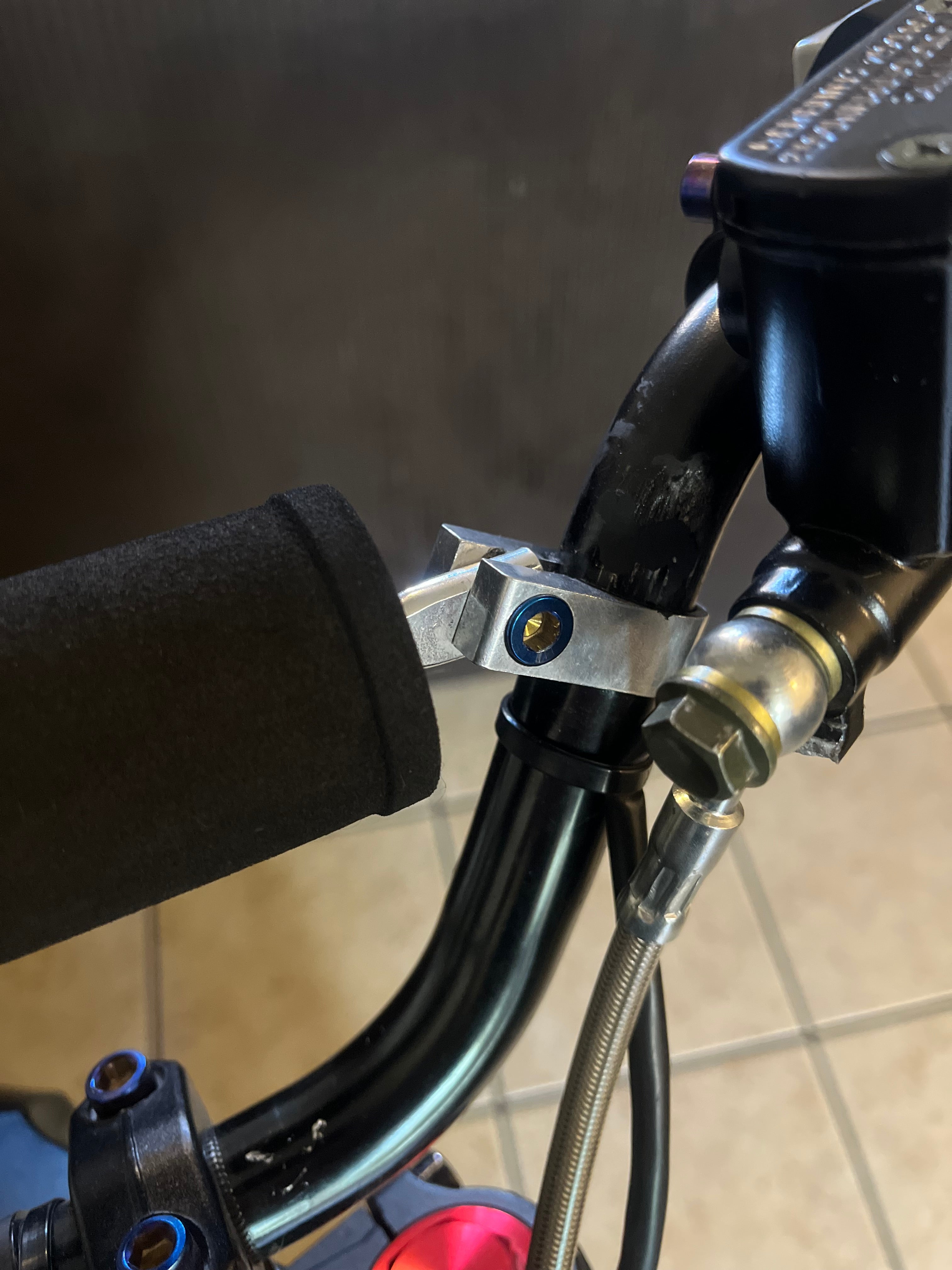 Titanium bar pad bolts