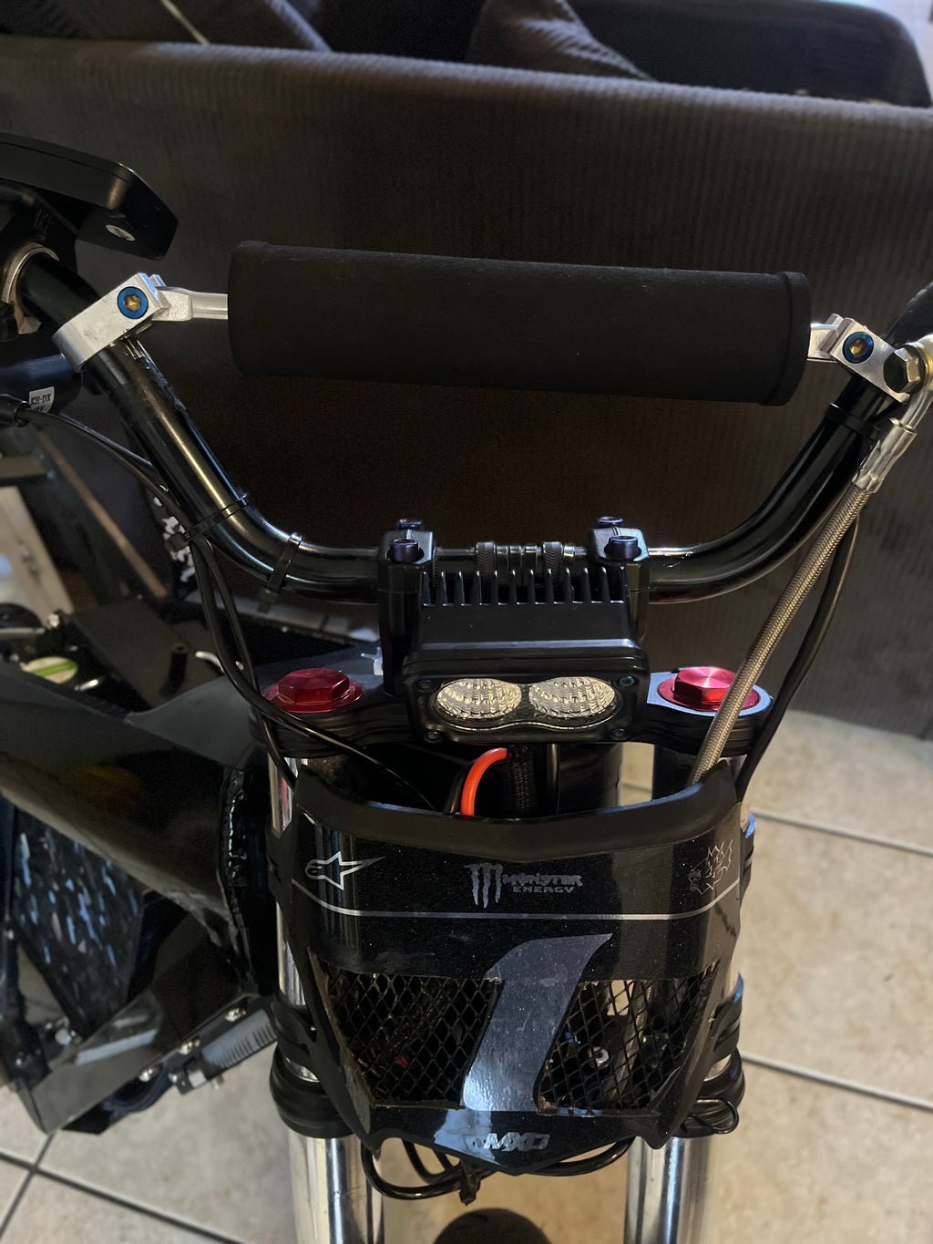 Titanium bar pad bolts