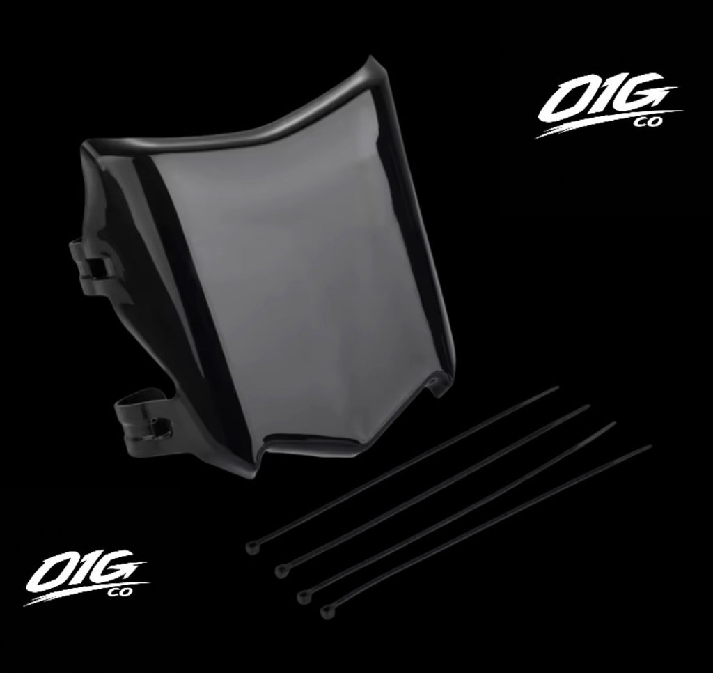 Glossy motocutz style number plate